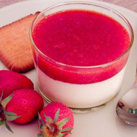 Strawberry Panna Cotta