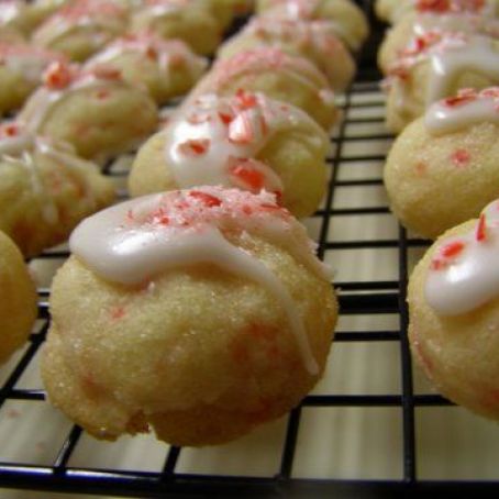 Candy Cane Snowballs