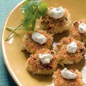 Bite-size Wasabi Crab Cakes 