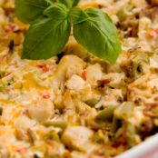 Bobby’s Lighter Chicken and Rice Casserole