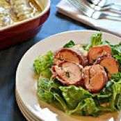 Pastrami Wrapped Caesar Chicken