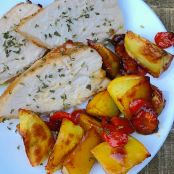 Brown Sugar Garlic Pork with Carrots and Potatoes 