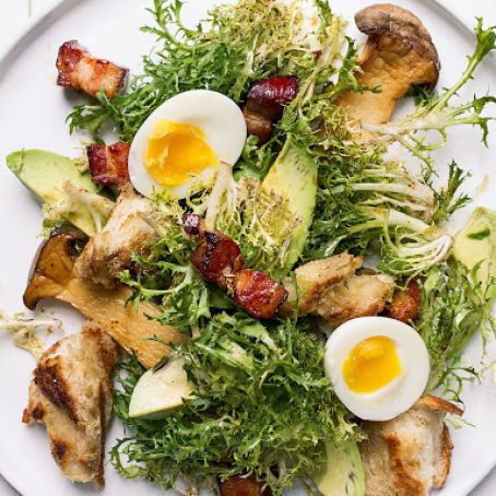 Breakfast Salad with Espresso Vinaigrette Recipe | SAVEUR
