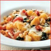 Skillet Gnocchi with Spinach & White Beans