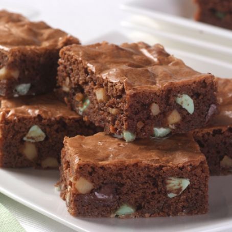 Easy Double Chocolate Mint Brownies