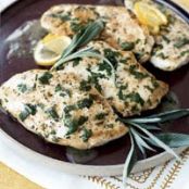 Skillet Chicken with Lemon-Sage Sauce
