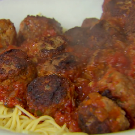 Real Meatballs and Spaghetti - Ina Garten