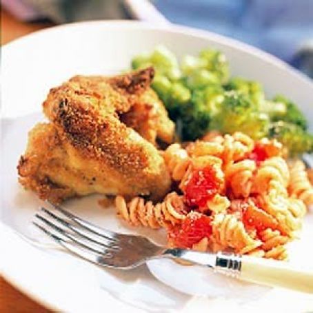 Italian Baked Chicken, One Pan Rigatoni and Broccoli Italiano