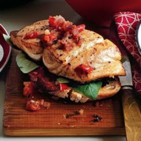 ROASTED COD BRUSCHETTA