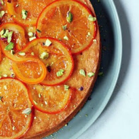 Olive-Oil Cake with Candied Orange