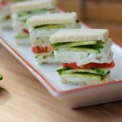 Cucumber Dill Cream Cheese Sandwiches