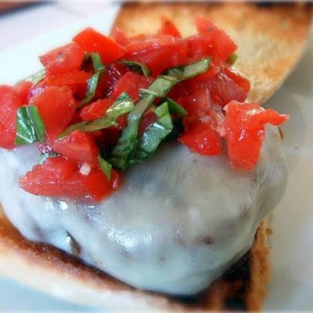 Bruschetta Burgers