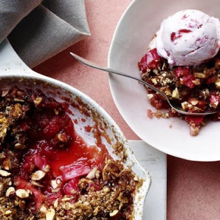 Rhubarb Brown Betty (Food Network Mag)