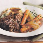 Classic Pot Roast with garlic-thyme gravy