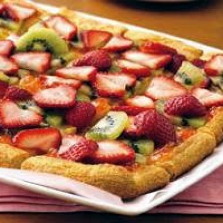 Strawberry-Kiwi-Almond Tart