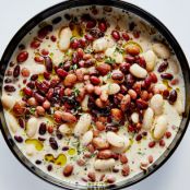Brothy Heirloom Beans with Cream