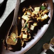 Shiitake Mushrooms with Cheese