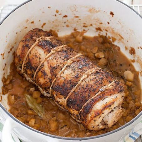 French-Style Pot-Roasted Pork Loin  {ATK}