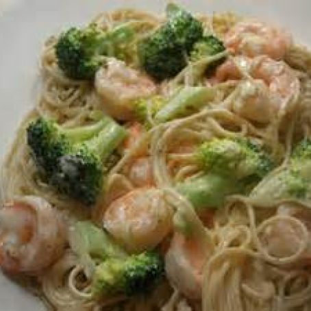 Primavera With Seared Seafood and Goat Cheese Sauce