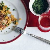 LATIN STYLE CHICKEN THIGHS & RICE