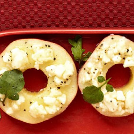 Goat Cheese & Apple Canapes