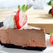 Chocolate-Strawberry Truffle Pie