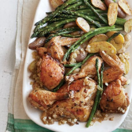 Spice-Scented Roast Chicken and Vegetables