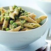 Spring Pea-sto with Whole Wheat Penne