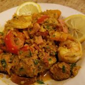 PALEO PAELLA WITH CAULIFLOWER RICE