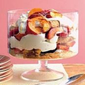 Stone-Fruit Trifle with Lemon Mousse