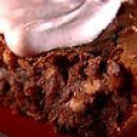 Hazelnut and Chocolate Pie with Vanilla Whipped Cream