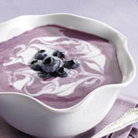 Spiced Blueberry Soup