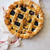 Blueberry, Peach, and Lavender Perfect Pie