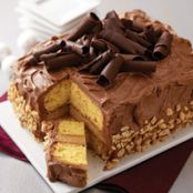 Stunning Peanut Butter-Chocolate Layer Cake