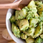 Not Your Aunt's Creamy Potoato Salad With Avocado