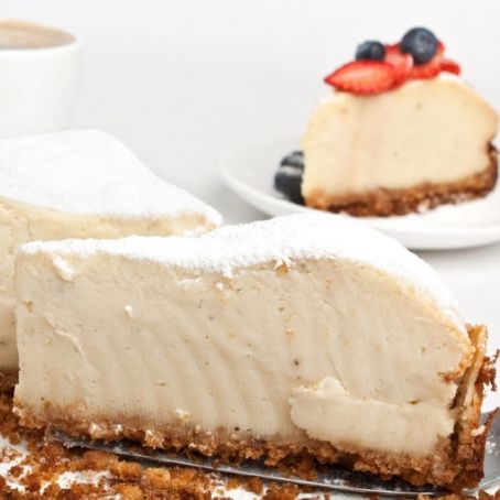 VANILLA BEAN CREAM CHEESECAKE