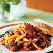 Penne with Sausage and Peppers