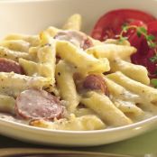 Cheesy Sausage and Penne Casserole