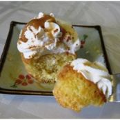Tres Leches Cupcakes with Dulce de Leche Whipped Cream