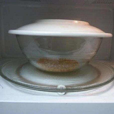 Make Your Own Microwave Popcorn In A Glass Bowl