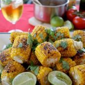 BBQ Corn with Mexican Spicy Butter & Lime