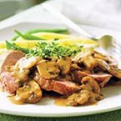 Pork Tenderloin with Mushroom Pan Sauce