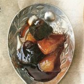 Red Wine Stewed Apricots and Prunes
