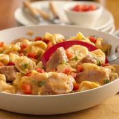 Beer-Cheese Kielbasa with Tortellini