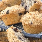 Mom's Blueberry Muffins With Streusel Topping