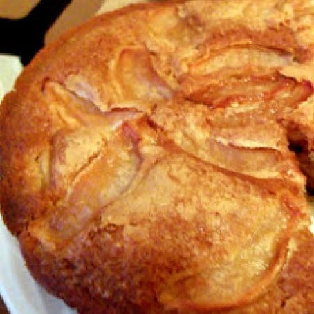 Tea-Apple Compote Cake