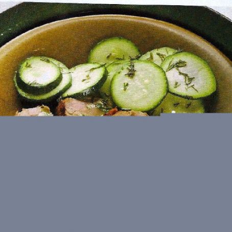 Grilled Pork Tenderloin with Mustard Dill Sauce