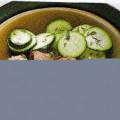 Grilled Pork Tenderloin with Mustard Dill Sauce