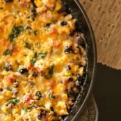 Chicken Black Bean Skillet Dip