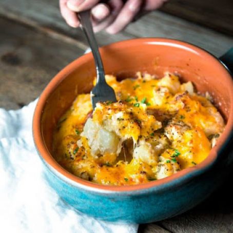 CHEESY POTATO CHICKEN BAKE